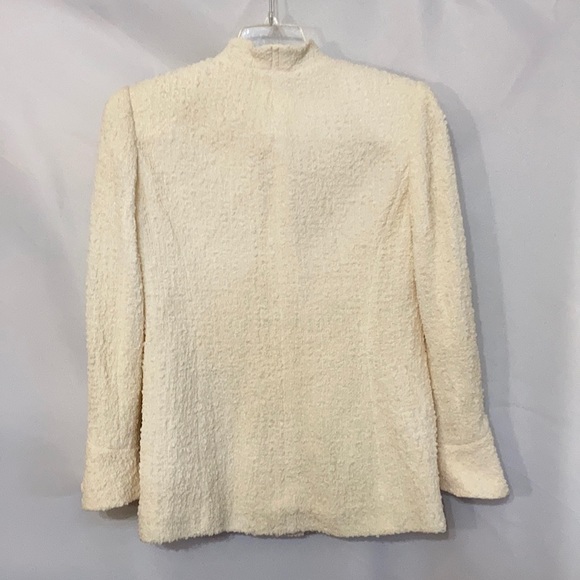 Vintage Lucy de Castenou Crepe Bell Cuff Jacket - Picture 4 of 8